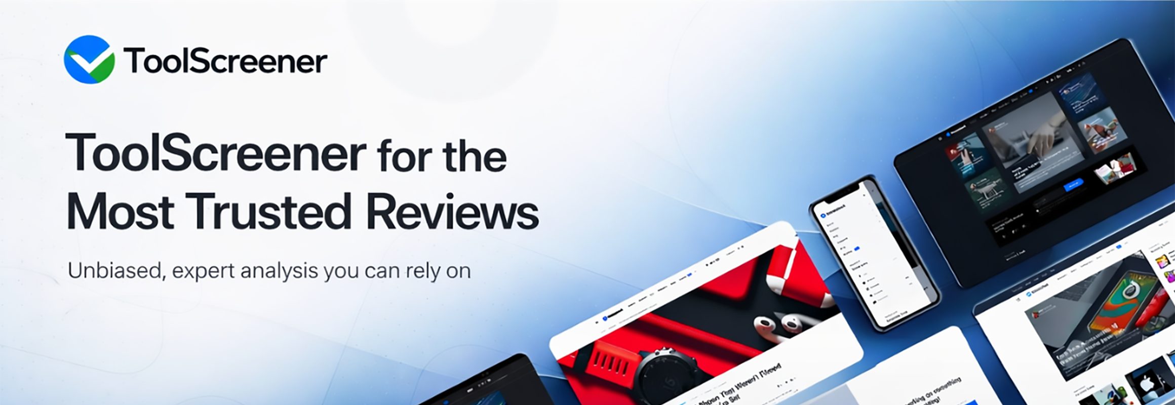 Toolscreener banner light